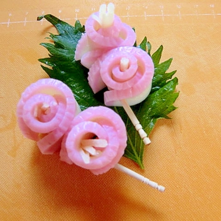 お弁当にオードブルに おしゃれなバラの花の蒲鉾です レシピ 作り方 By Tamagoyasann 楽天レシピ お弁当にオードブルに おしゃれなバラの花の蒲鉾です レシピ 作り方 By Tamagoyasann 楽天レシピ